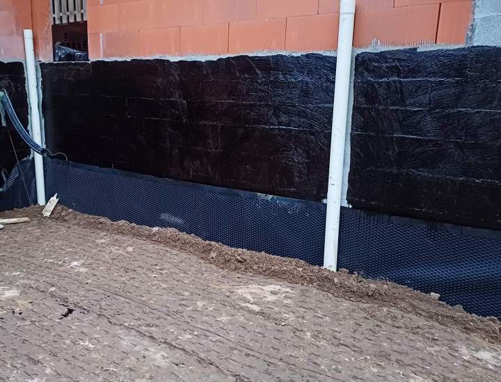 Imperméabilisation de murs enterrés Vindry-sur-Turdine